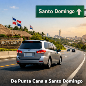 ⁠Aeropuerto Punta Cana hacia Santo Domingo ciudad